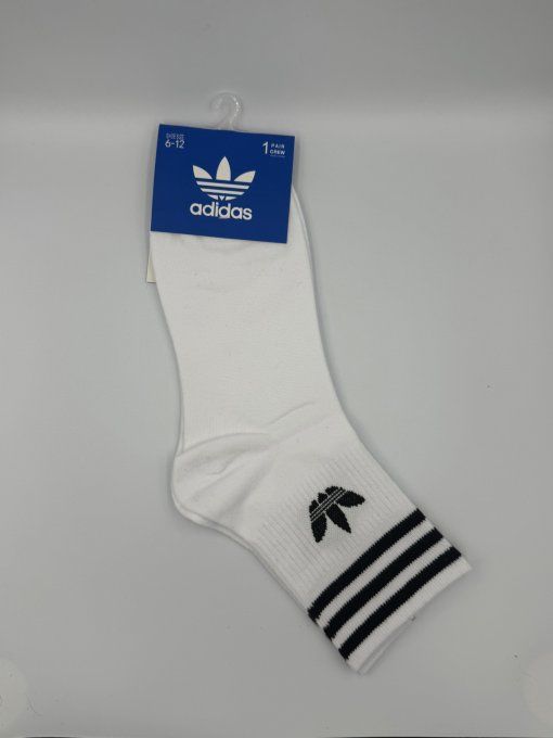 Chaussettes ADIDAS Mi-Cheville Blanches Colorées 38 - 46