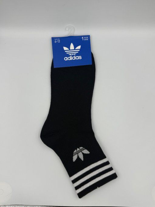 Chaussettes ADIDAS Mi-Cheville Noir & Gris 38 - 46