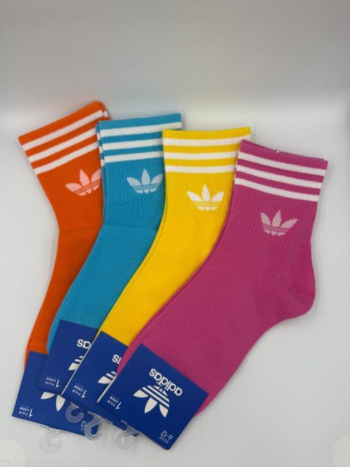 Chaussettes ADIDAS Mi-Cheville Colorées 38 - 46