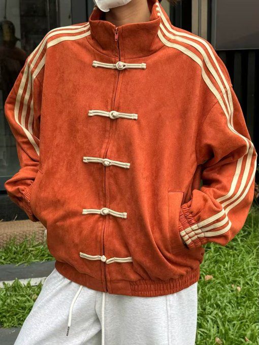 Veste Adidas Nouvel An Chinois Orange Daim – Streetwear